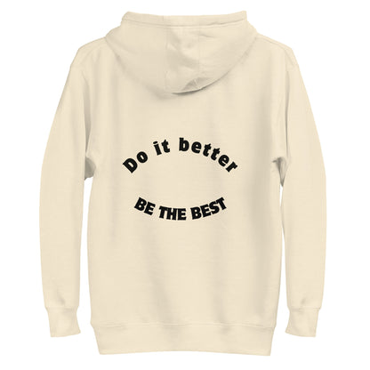 Ze_th Motivational Men Pull over Hoodie 105 (Yellow)