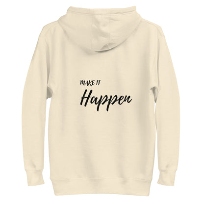 Ze_th Motivational Men Pull over Hoodie 102 (Light Cream)