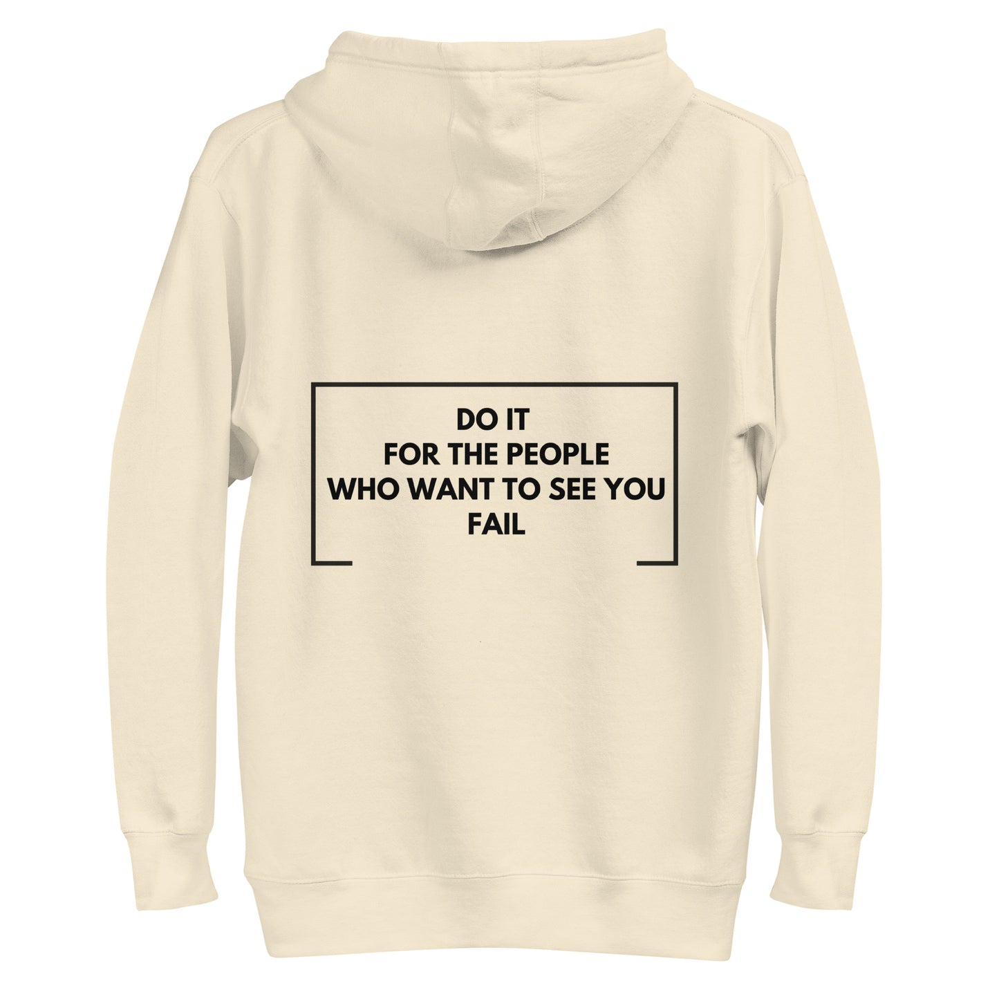 Ze_th Motivational Men Pull over Hoodie 103 (Yellow)