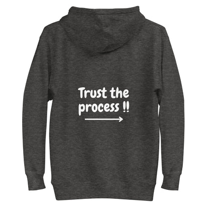 Ze_th Motivational Men Pull over Hoodie 104 (Gray)