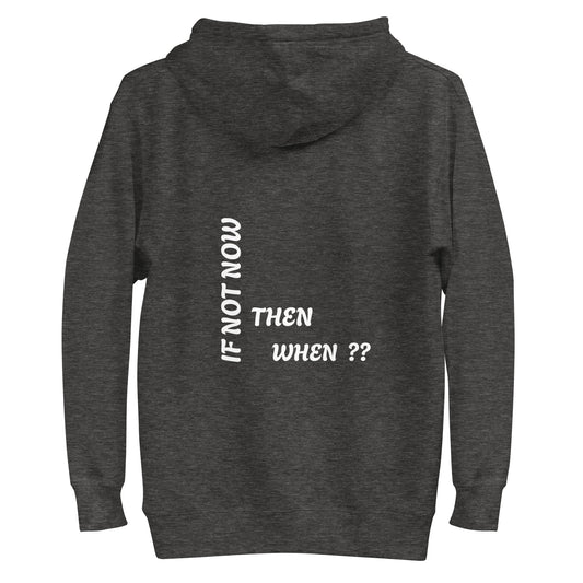 Ze_th Motivational Men Pull over Hoodie 106 (Gray)