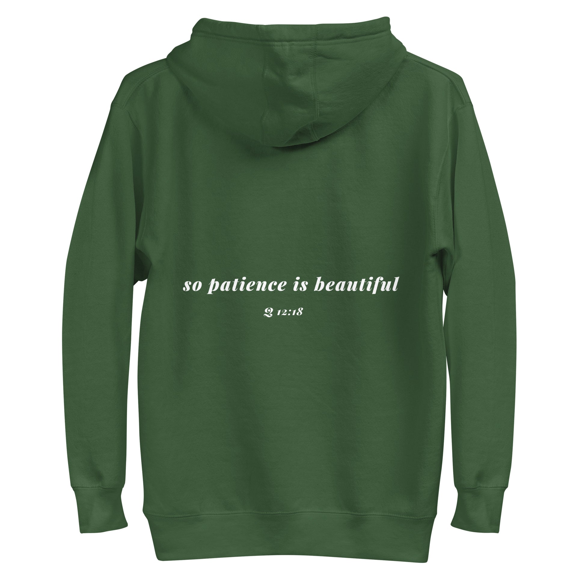 Im_in Islamic Modest Women Pull over Hoodie 103 (Green)