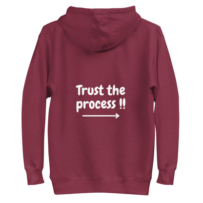 Ze_th Motivational Men Pull over Hoodie 104 (Red)