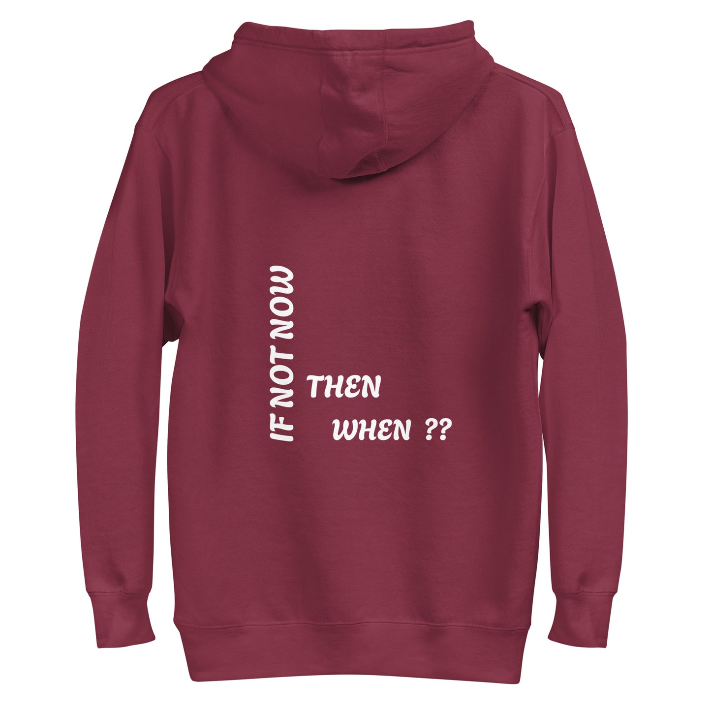 Ze_th Motivational Men Pull over Hoodie 106 (Red)