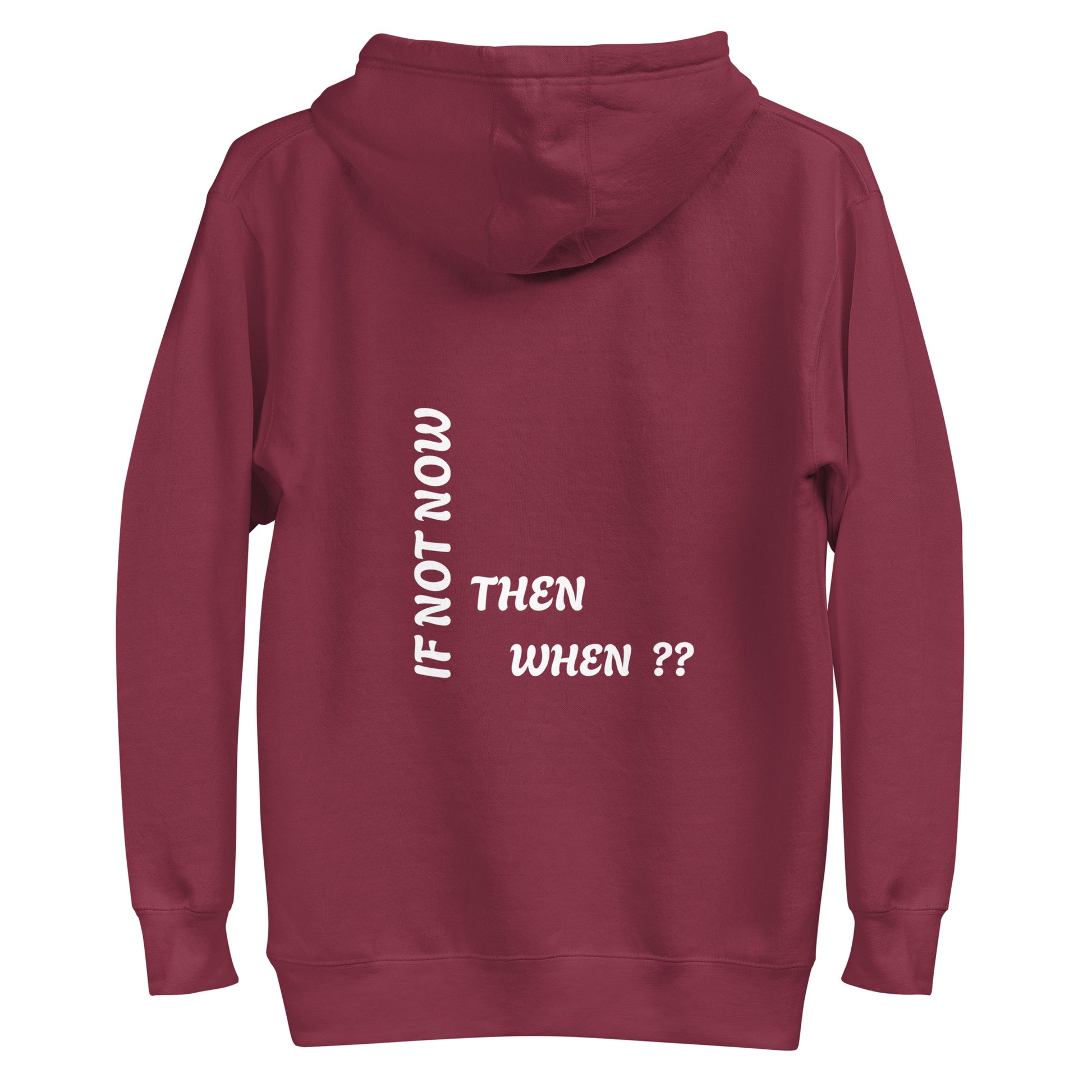 Ze_th Motivational Men Pull over Hoodie 106 (Red)