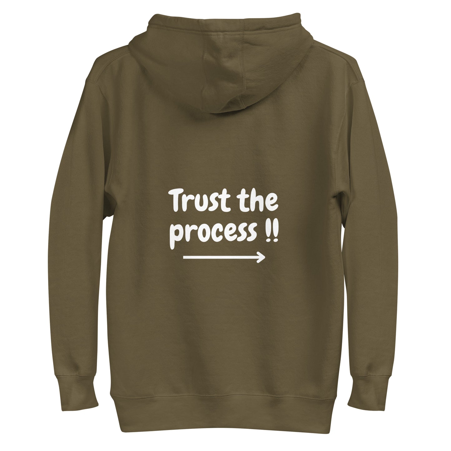 Ze_th Motivational Men Pull over Hoodie 104 (Brown)