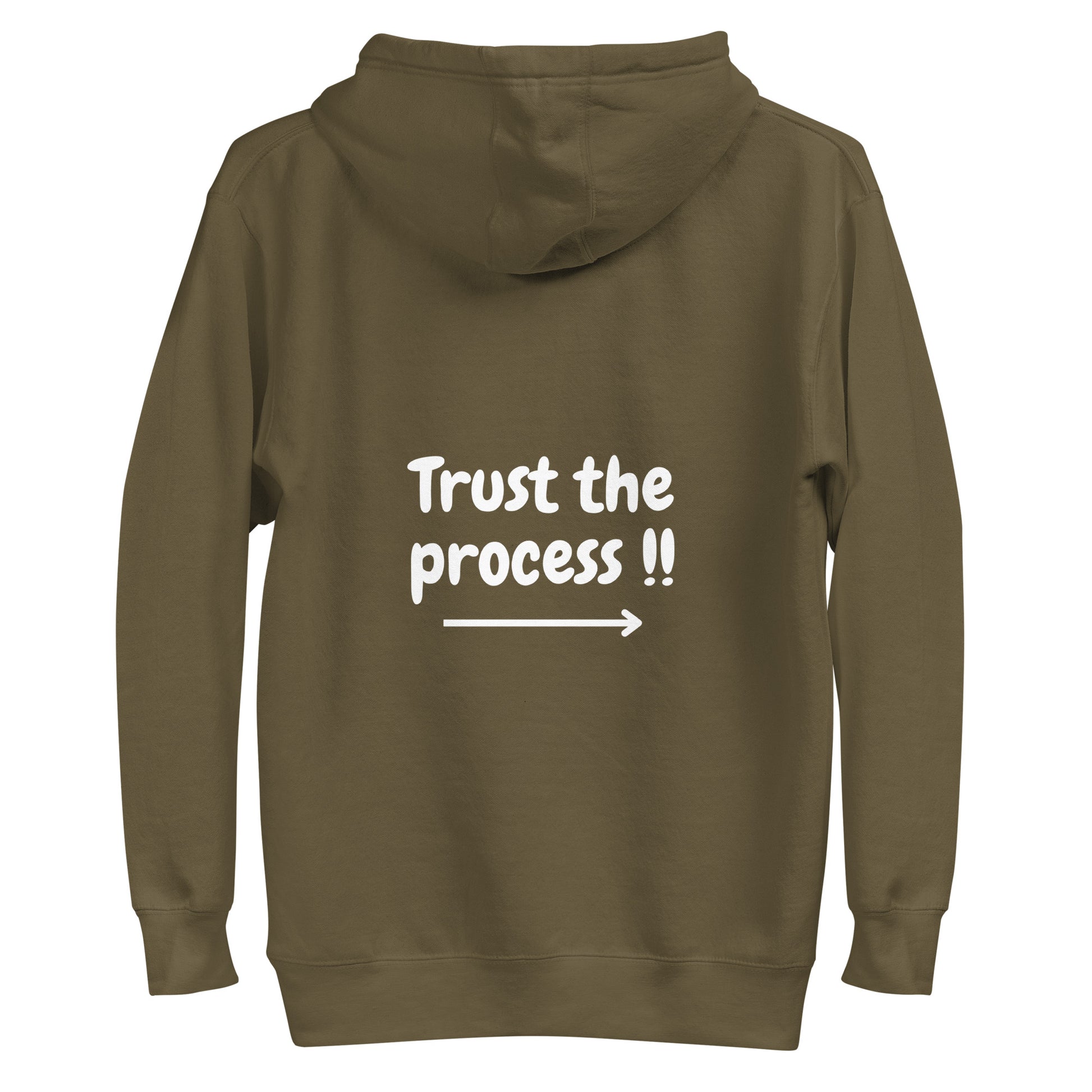 Ze_th Motivational Men Pull over Hoodie 104 (Brown)