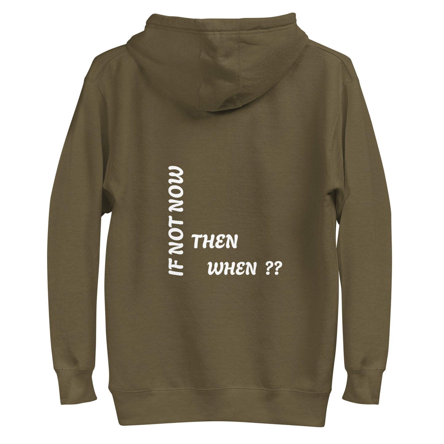 Ze_th Motivational Men Pull over Hoodie 106 (Brown)