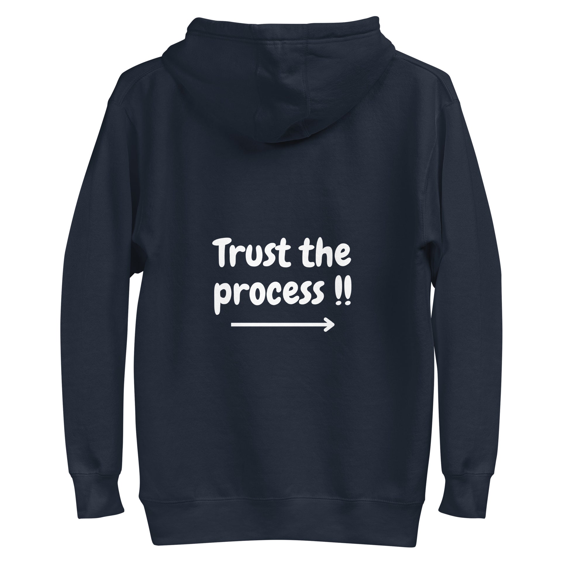 Ze_th Motivational Men Pull over Hoodie 104 (Blue)