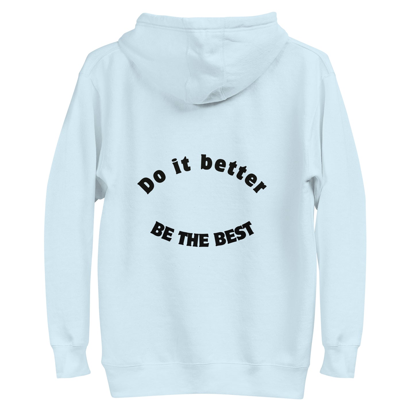 Ze_th Motivational Men Pull over Hoodie 105 (Blue)