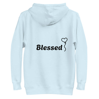 Im_in Islamic Modest Women Pull over Hoodie 102 (Sky Blue)