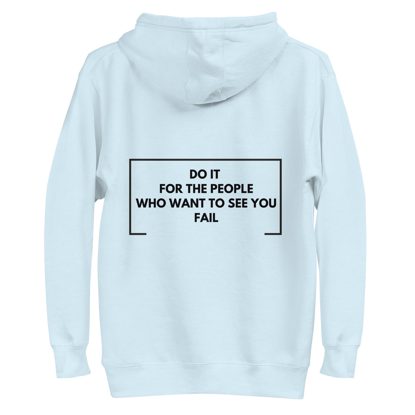 Ze_th Motivational Men Pull over Hoodie 103 (Blue)