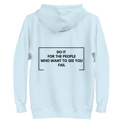 Ze_th Motivational Men Pull over Hoodie 103 (Blue)