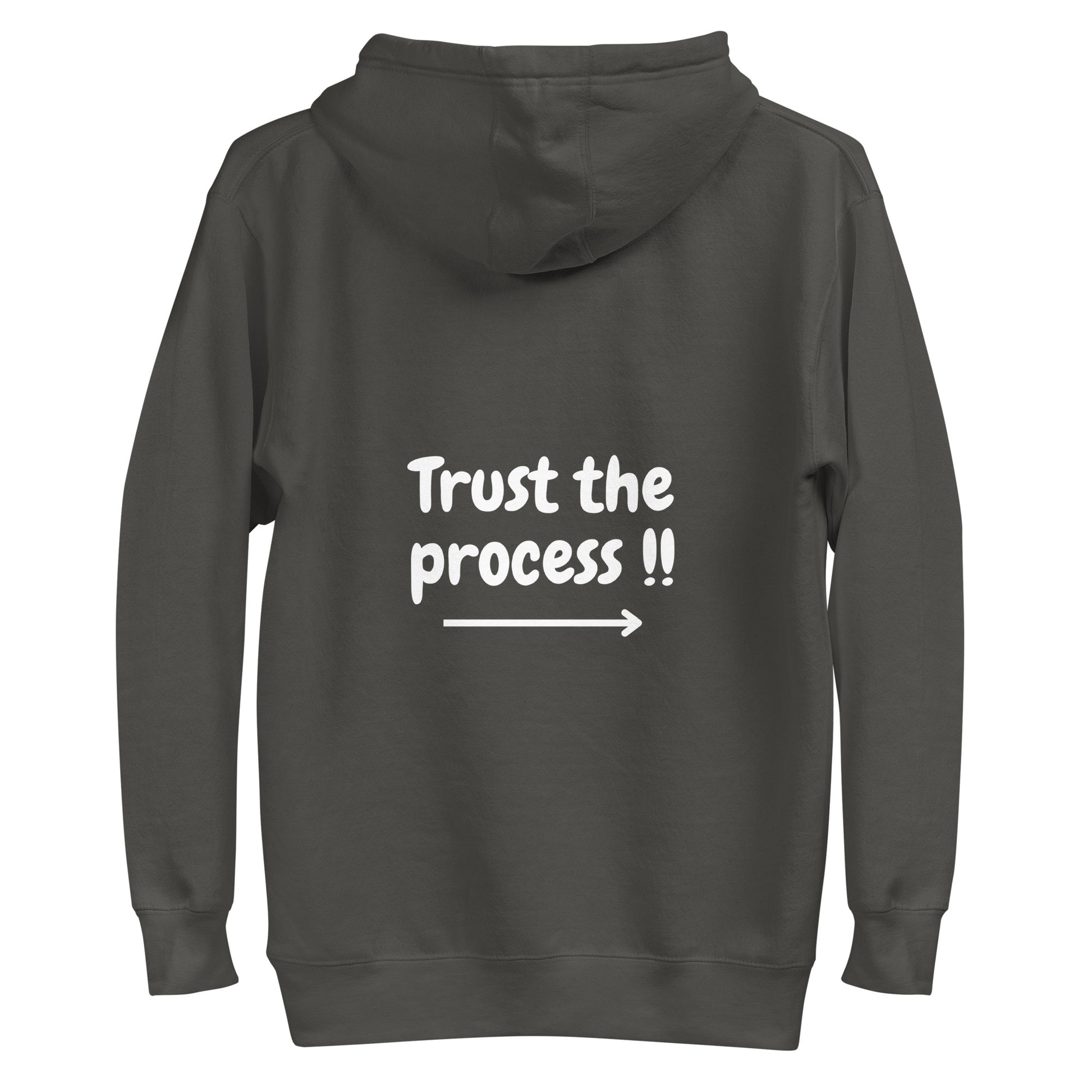 Ze_th Motivational Men Pull over Hoodie 104 (Gray)