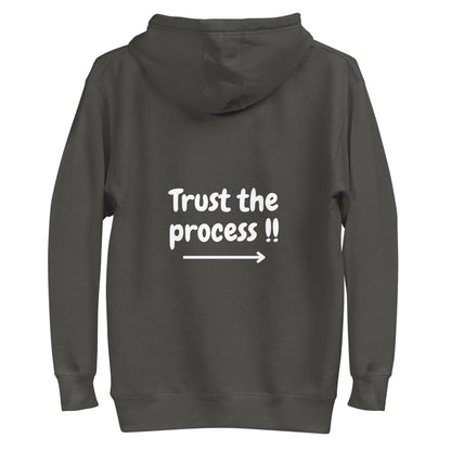 Ze_th Motivational Men Pull over Hoodie 104 (Gray)
