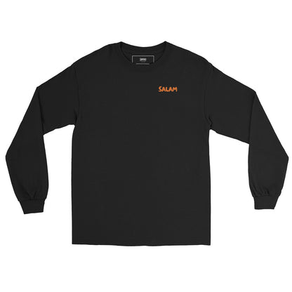  Im_in Islamic Men Long Sleeve Shirt 104 (Black)