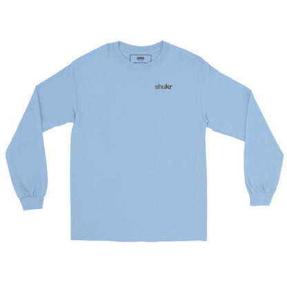 Im_in Islamic Men Long Sleeve Shirt 102 (Blue)
