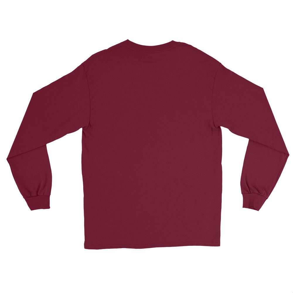 Im_in Islamic Men Long Sleeve Shirt 104 (Dark Red)