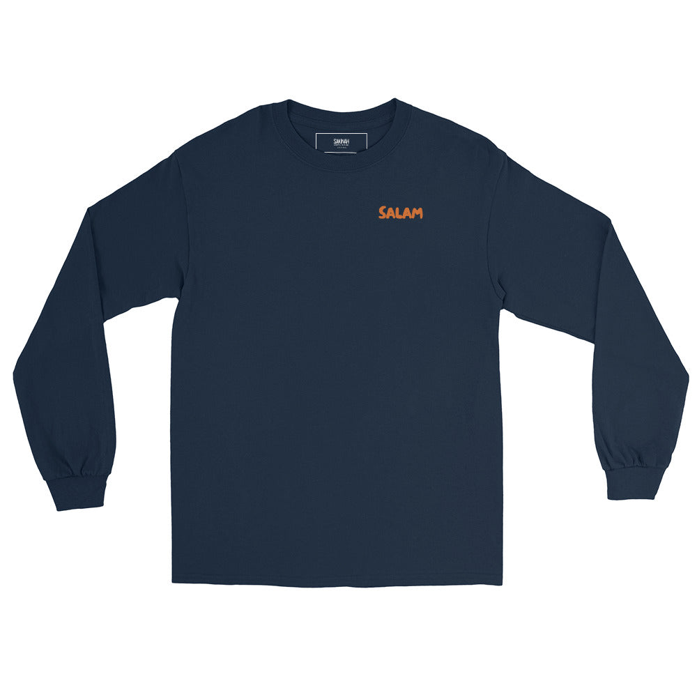 Im_in Islamic Men Long Sleeve Shirt 104 (Blue)