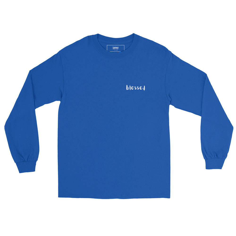 Im_in Islamic Men Long Sleeve Shirt 100 (Blue)