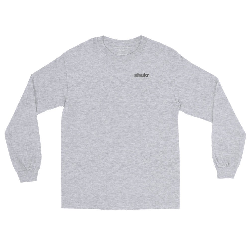 Im_in Islamic Men Long Sleeve Shirt 102 (Gray)