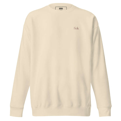 Lo_go Logo Edition Men Sweat Shirt 100 (Light Beige)